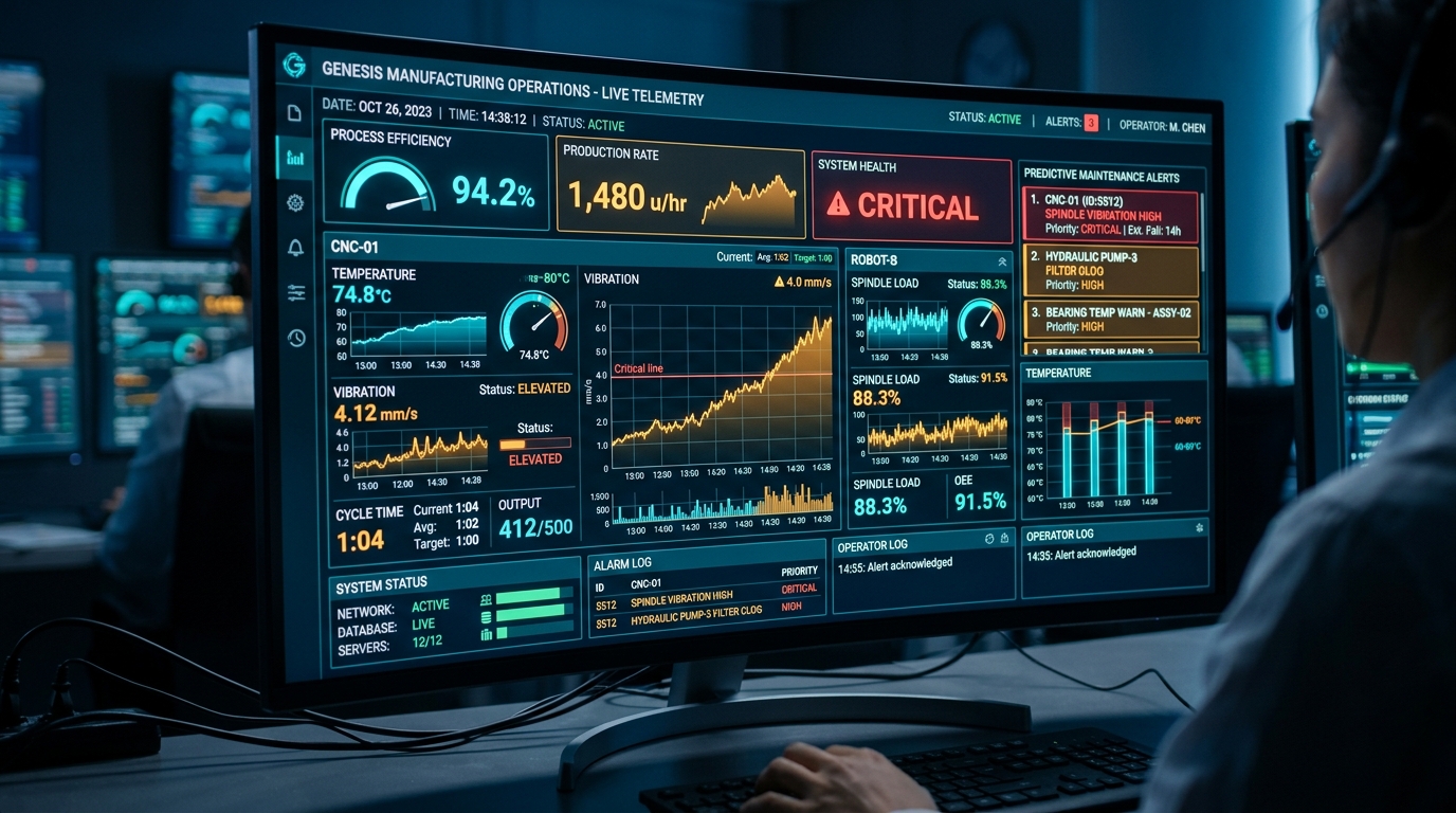 Real-Time Industrial Telemetry Software