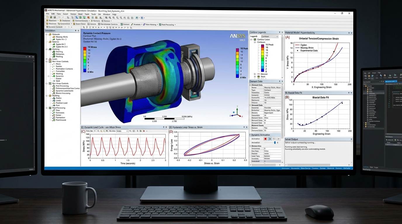 Rubber CAE Simulation