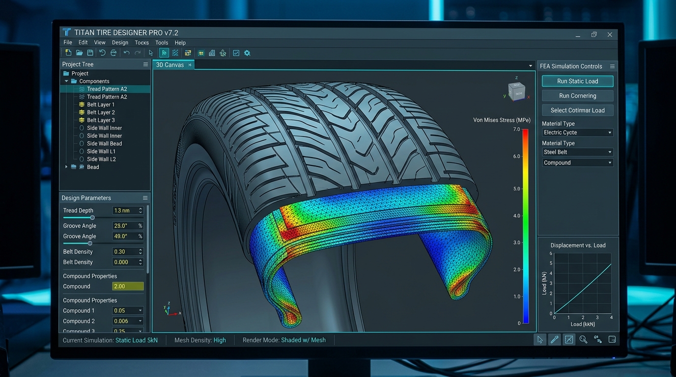 Tyre Industry CAD